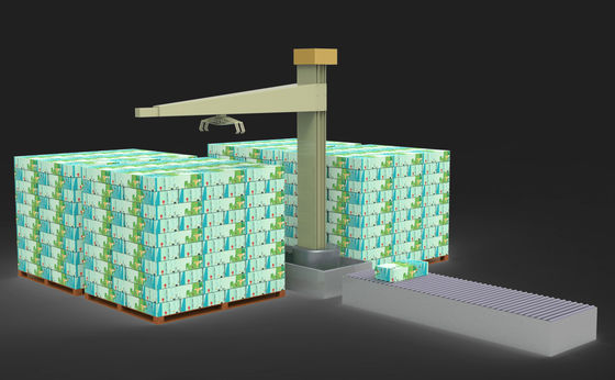 Warehouses Automatic Palletizer Machine Automatic Bag Palletizer Case Palletizer CE ROHS