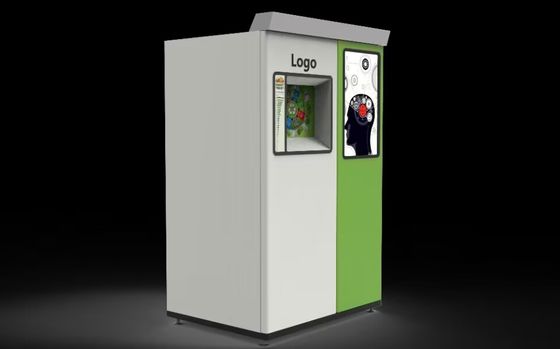 QR Code Supermarket Reverse Vending Machine 120L Accept Plastic Bottle/ Tetra Pak