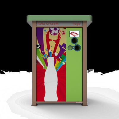 Tourism Spot Bottle Return Aluminum Can Recycling Vending Machine 110V 50hz