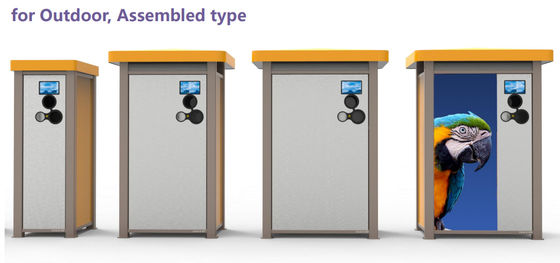 Tourism Spot Bottle Return Aluminum Can Recycling Vending Machine 110V 50hz