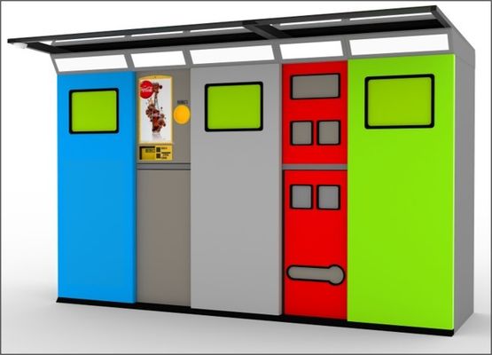 University Multi-Container Waste And Garbage Reverse Recycling Vending Machine 230v