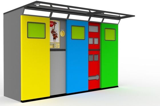 University Multi-Container Waste And Garbage Reverse Recycling Vending Machine 230v