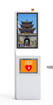 Floor Standing Manual AED Vending Machine With CCTV Camera
