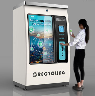 Hospital Glass Bottle Recycling Vending Machine 350KG Reward Redeem Gift / Digital Deposit