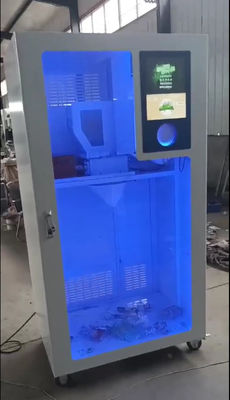 Tinned / Metal Can Reverse Recycling Vending Machine With Compressor CE Approval
