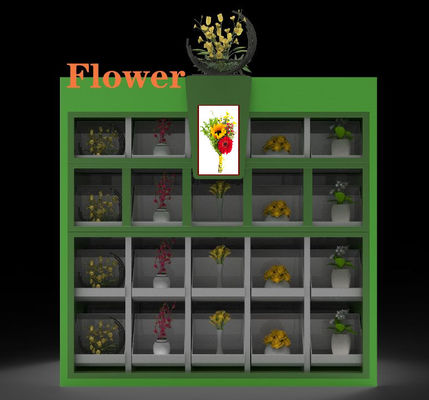 QR Code Flower Bouquet Vending Machine With Inventory Software