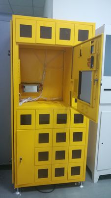 RFID 22 Cabinets Swapping Battery Exchange Station With Remote Control Software