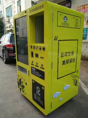 University Smart Recycling Vending Machine For Waste Fabric Reward Coupon / Redeem Gift