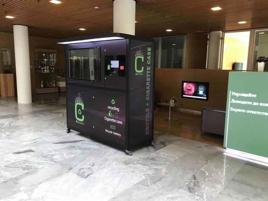 Cigar Box Reverse Recycling Vending Machine With CCTV Camera