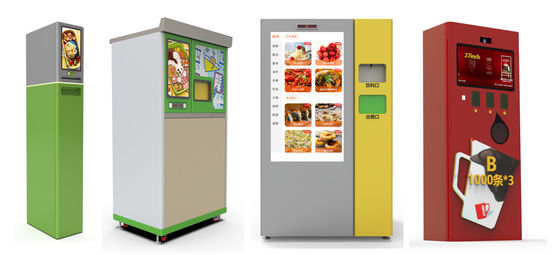 CBD Plastic Lunch Box Smart Recycling Machine 32" Touch Screen RVM Vending