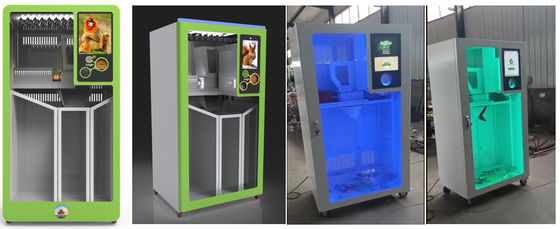 Supermarket RVM Glass Bottle Recycling Smart Reverse Vending Machine 50HZ