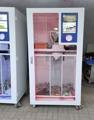 3in1 Tin can / aluminum can/ pet bottle Reverse Vending Machine With compactor