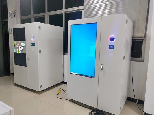 AI Detect Return And Earn Recycle Bottle Machine RVM Aluminum can Reverse Vending Machines with 55inch Ads Screen
