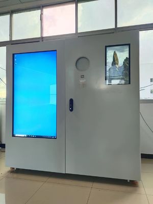 Retail chain 55inch ads screen AI powered PET bottle & metal cans Recycling RVM systems,multi-language software
