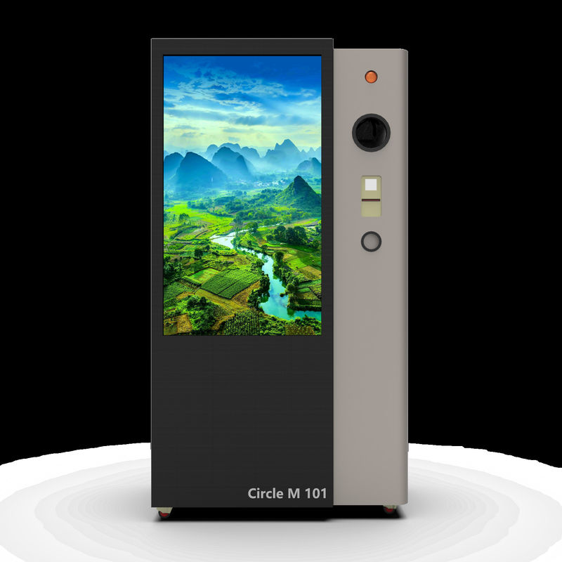 GYM 42" Touch Screen Aluminum Can PET Bottle Recycling Machine