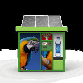 Solar Powered Smart Bottle Reverse Vending Machine Barcode Matching
