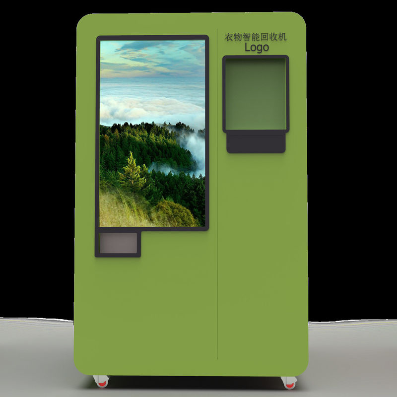 30" Touch Screen Redeem Gift Reverse Vending Machine For Apparel Recycling