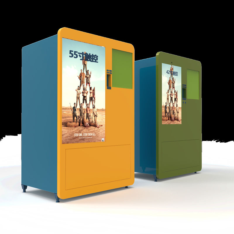 Ozone Sterilization Reverse Recycling Vending Machine 55" Touch Screen RVM Machine
