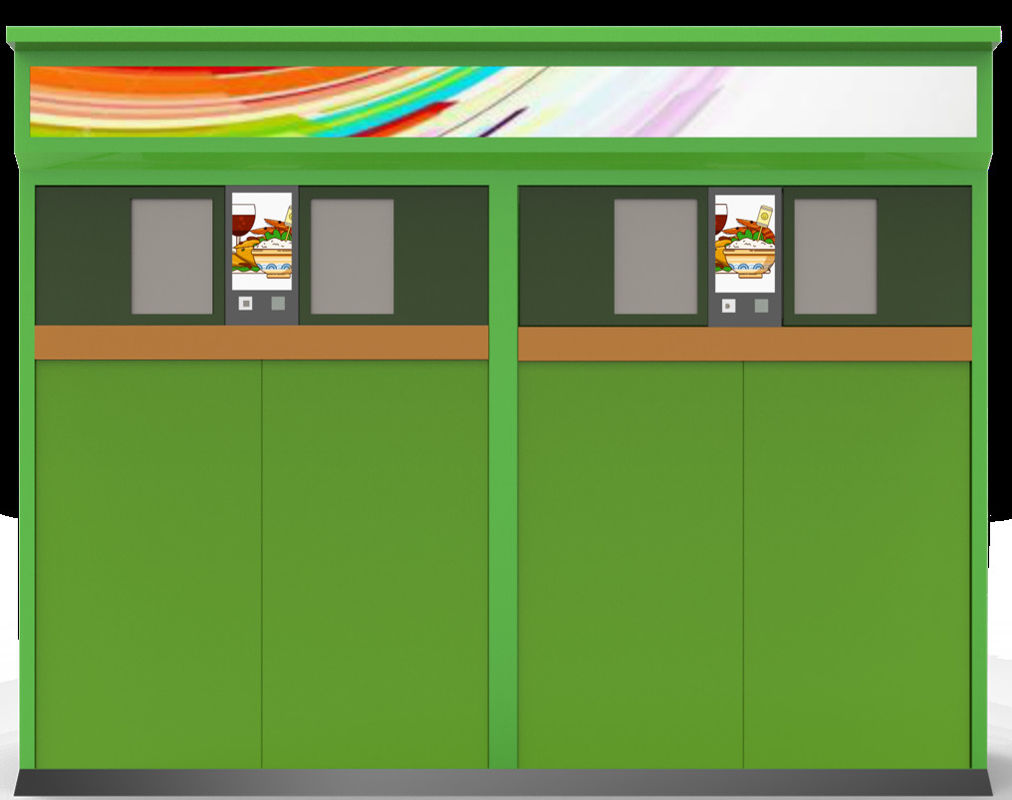 Catering Combo Waste Smart Reverse Vending Machine Built In RFID Tag