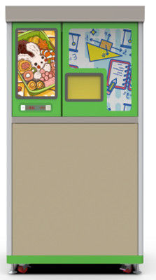 CBD Plastic Lunch Box Smart Recycling Machine 32" Touch Screen RVM Vending