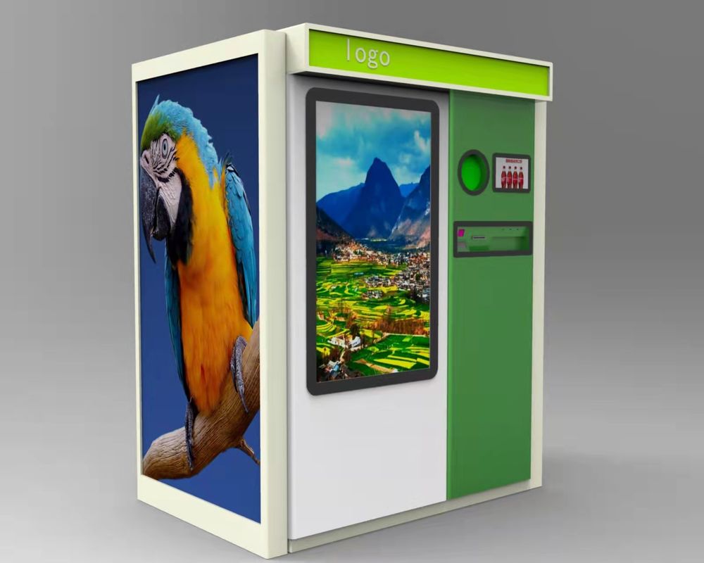 Tinplate Cans Reverse Vending Waste And Garbage Recycling Vending Machine 230V