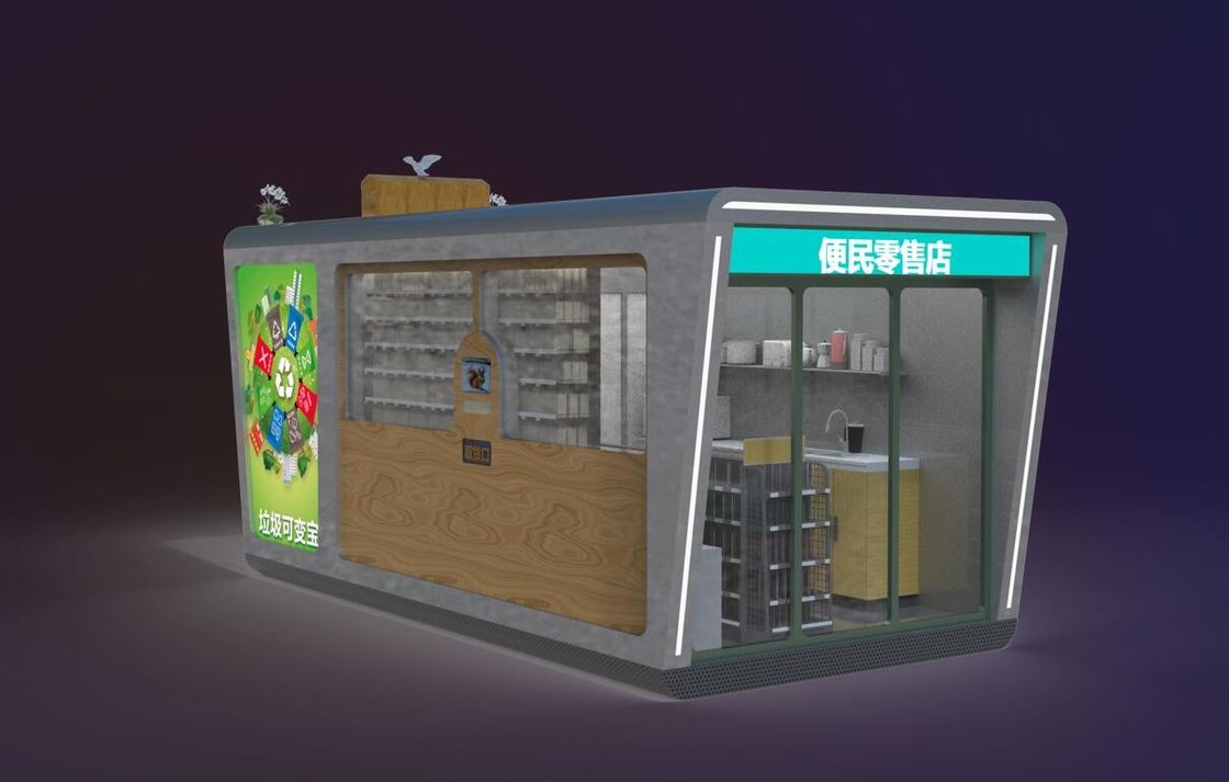 20' Container Newspaper Vending Machine SelfService Kiosk Vending Machine