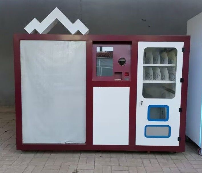 Integrated Multi Functional Reverse Vending Machine Offer PET Food
