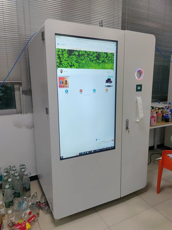 Supermarekt GreenGuard Reverse Vending Machine For Recycling PET Bottle Metal Can 49 Inch Touch Screen