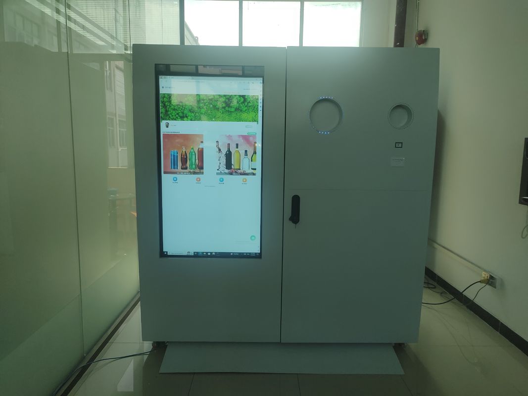 multi-language AI driven RVM system for plastic bottle,cans and glass recycling