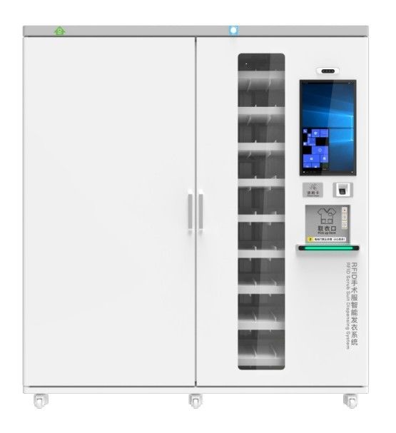 Hospital / Lab Intelligent Vending Machine for Surgrey Suits/ Shoes,  21inch touch screen, Large Storage Capacity