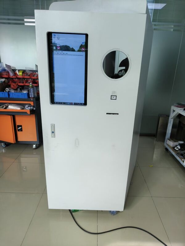 49inch Highlight Touch Screen Reverse Vending Machine 360degree Barcode Scanner Detection and Advanced Technology Sorting